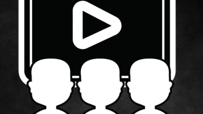 Orange Green Vintage The Long Journey Circle Logo